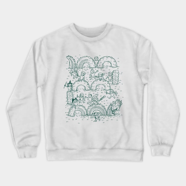 Tire Dragon Crewneck Sweatshirt by nickv47